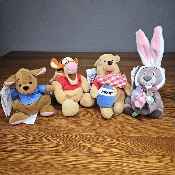 Winnie The Pooh And Friends Set Of 4 - Picture 2 of 11